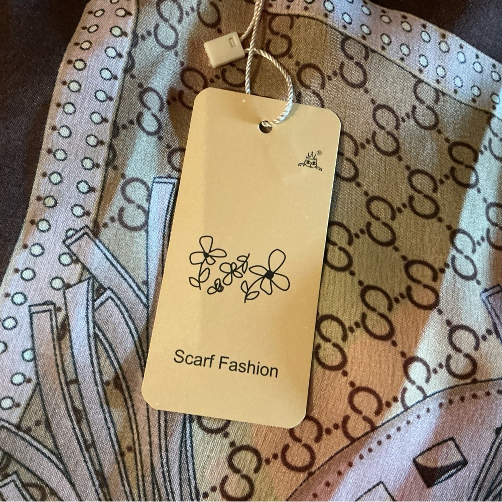 Luxurious Fashion Scarf Colorful Printed Vibrant Silky Long Scarf New - Picture 11 of 12